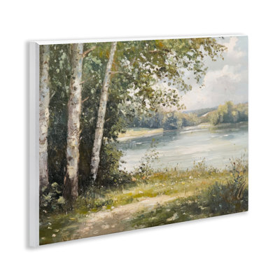 «Place To Relax Lake View», plaque murale par Petal Prints Design
