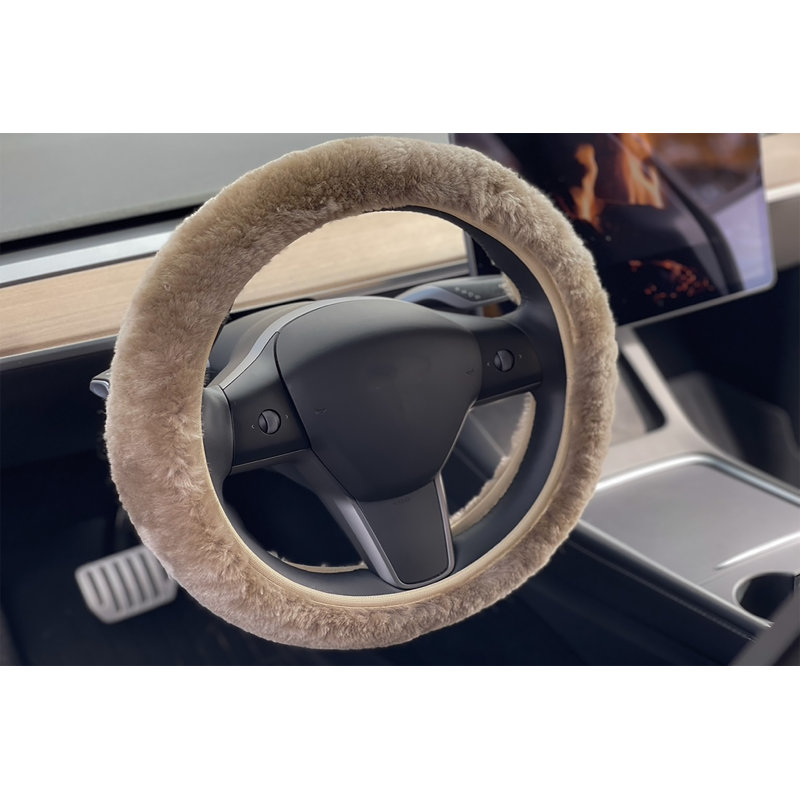 Elastic Automobile Cover, Taupe