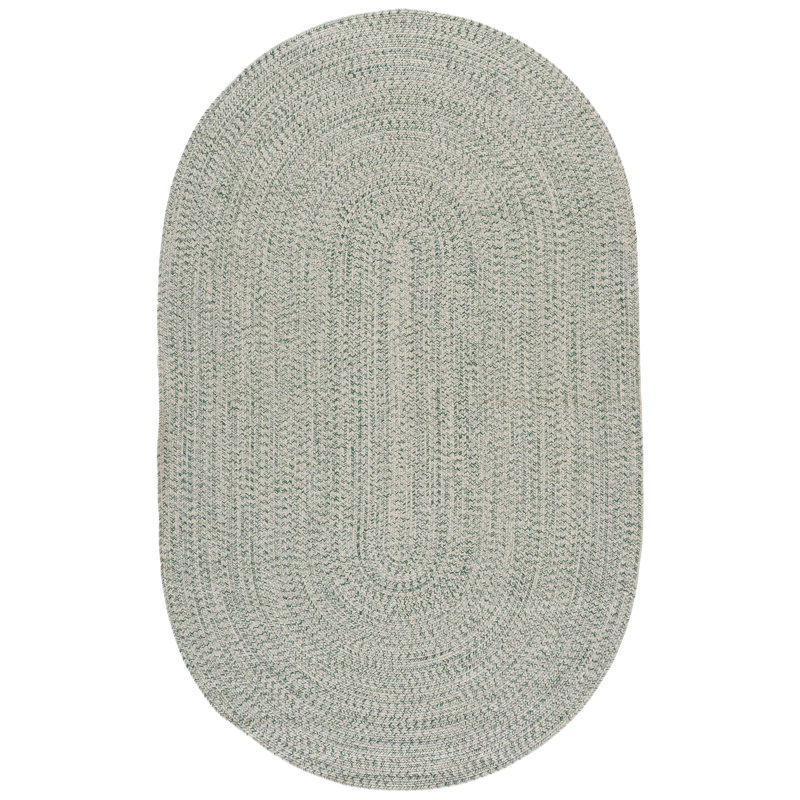 Margaree Braided Hand Woven Performance Machine Washable Abstract Rug, Oval 5' x 8'