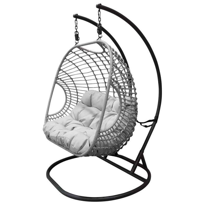 Rey Double Hanging Chair with Stand
