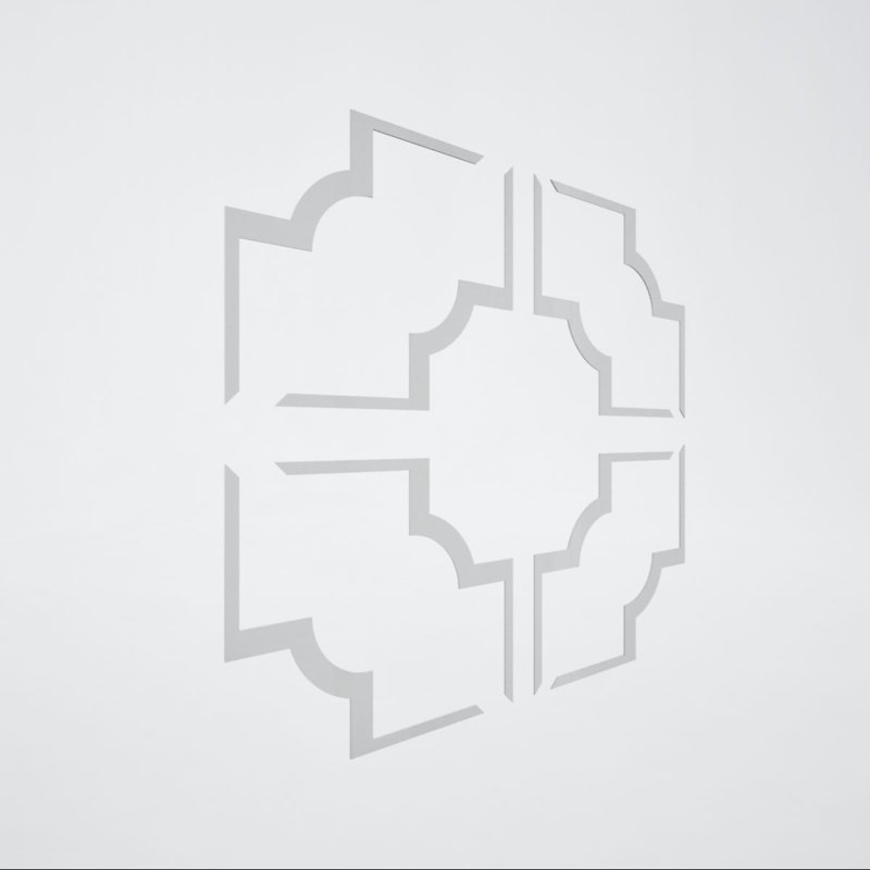 Très grands panneaux de plafond décoratifs en acrylique Bradley l 33 po x H 33 po x T 1/8 po, gris, 33" H x 33" W x 0.125" D