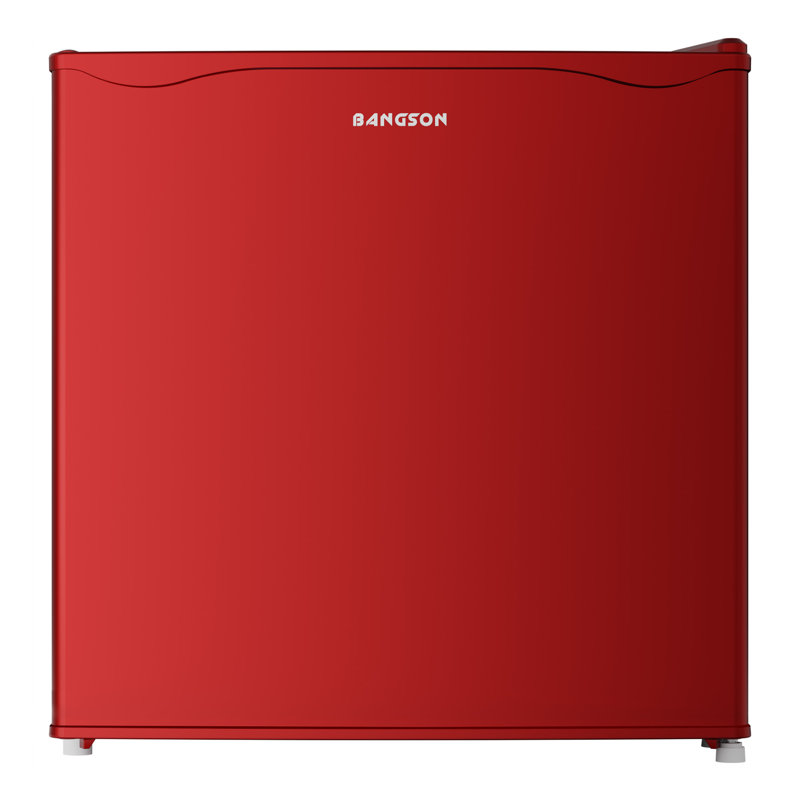 Réfrigérateur compact avec congélateur, porte réversible compacte pour dortoir, bureau, chambre à coucher, appartement, 1,6 pi³ BANGson Rouge