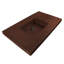 Newterra Concrete Handmade Rectangular Console Bathroom Sink-70734340-68489962
