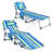 Folding Beach Lounge Chair With Pillow For Outdoor