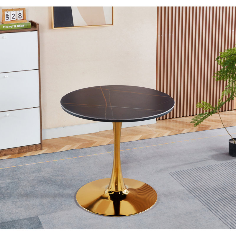 Table basse avec base en métal