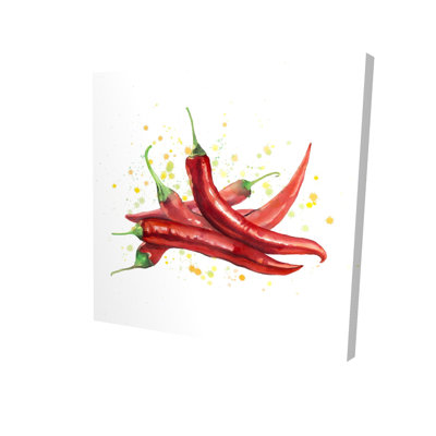 Red Hot Peppers Canvas | Kitchen Wall Art Decor | Home Style