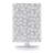Hello Kitty Mirror with LED Lights, Trifold Makeup Mirror with Touch Sensor, Magnifying Mirror