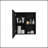 Medicine Cabinet Clayton, Bathroom, Black-419293215