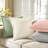 Corduroy Soft Throw Pillow Covers. Striped Textured Square Pillowcases Neutral Home Decor for Couch Sofa Bed Living Room (Pack of 2）-135726023-135726025