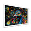 Impressionnant portrait de paon sur fond noir I - paon, art mural-1612901987-1852685213