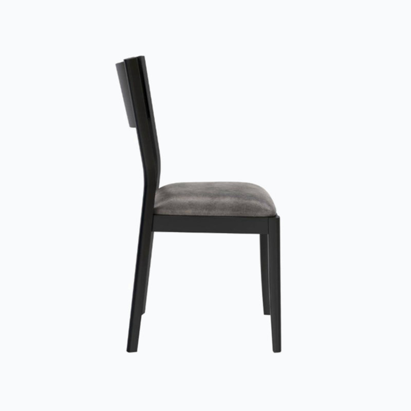 Faux Leather Upholstered Side Chair