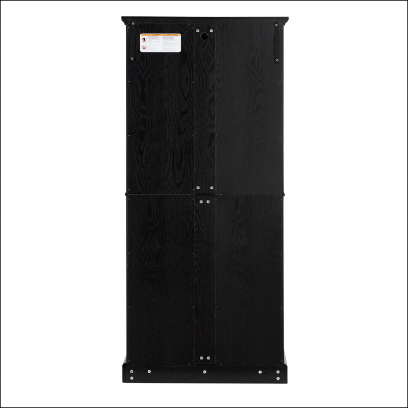 Curio Display Cabinet, Black