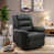 Black Faux Leather