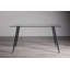 Avon Glass Top Metal Base Dining Table