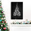 Merry Christmas - Toile tendue avec châssis de qualité supérieure, prête à être accrochée-650044581