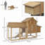Petit poulailler en bois 59 po PawHut-2035324186