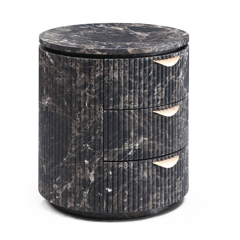 Table de chevet 3 tiroirs Modern