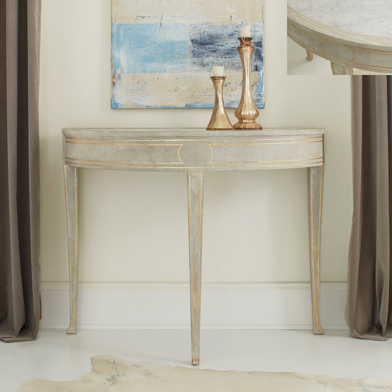 Ryn Demilume 40'' W Stone Console Table