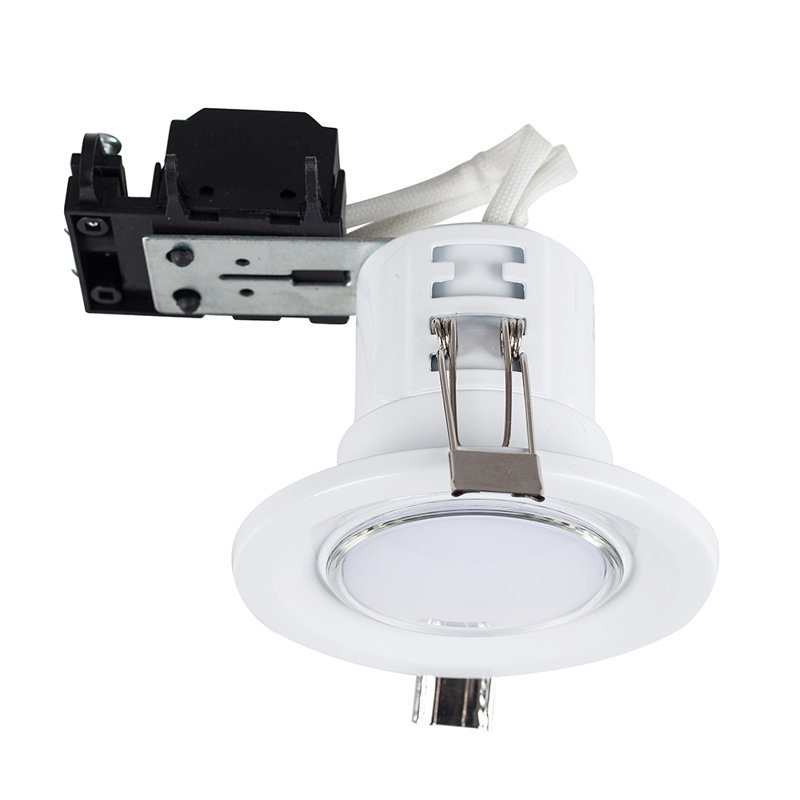 8cm Downlight and Recessed Lighting Kit, Gloss White, Warm White