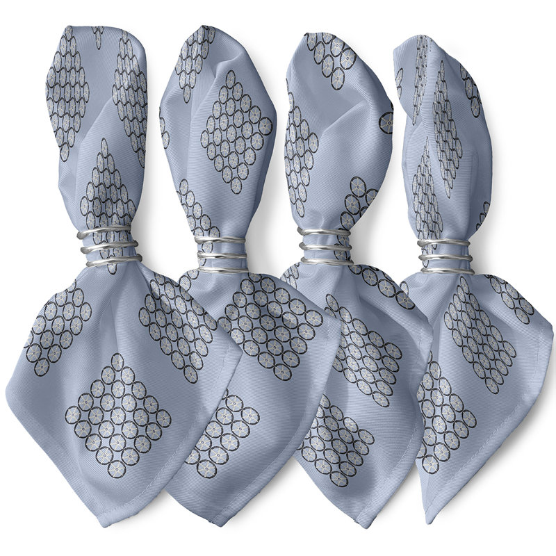 Ensemble de serviettes 4 pièces Aksel, Envoûtant, bleu marine