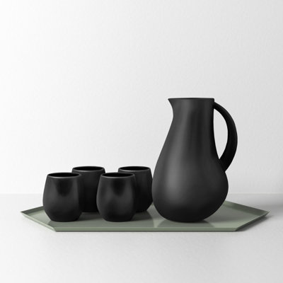 Borgen 5-Piece Goblet and Pitcher Set