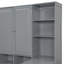 Lit de jour en bois avec trois tiroirs, armoire tout-en-un, bureau et tablettes-817029982-817029976
