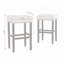 Tabouret de comptoir en similicuir