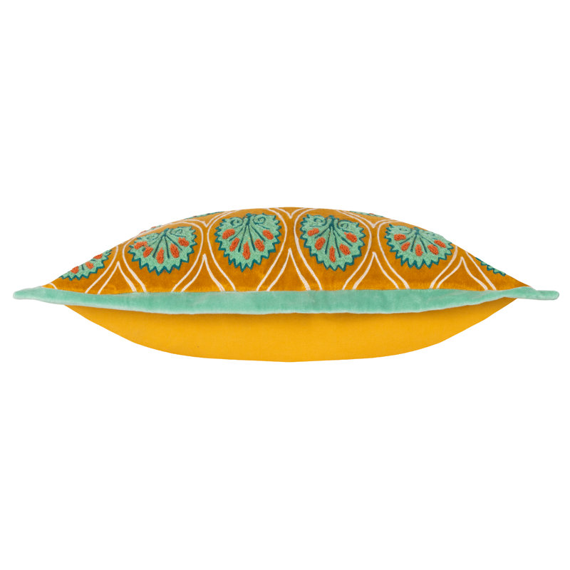 Casa Geometric Rectangular Throw Cushion Covers, Green