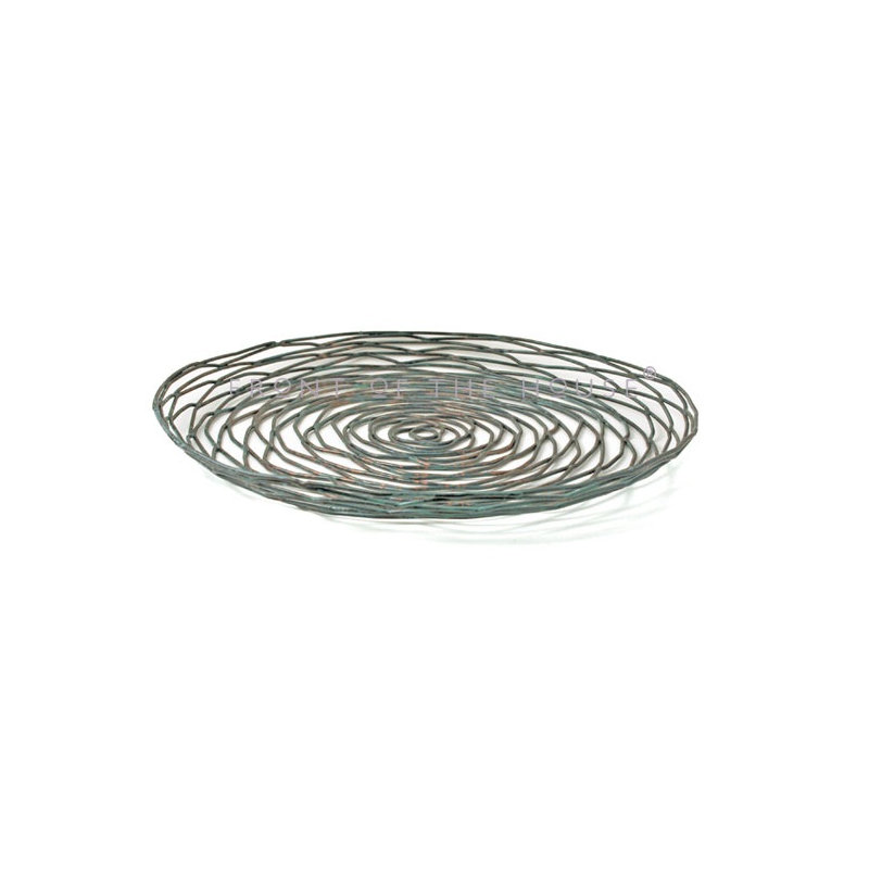 Assiette à patine ronde 12 po