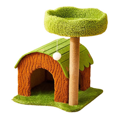 Arbre à chat en molleton avec sisal Minimalist