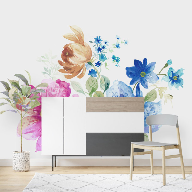 Peel & Stick Wall Mural, 10.42' W x 10.42' L