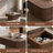 31.5" Square Solid Wood Coffee Table with Hidden Storage Sopace-1202760596