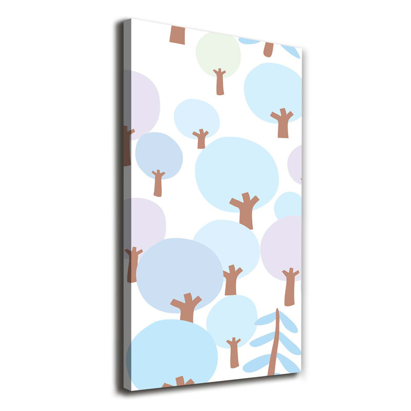 Trees - Wrapped Canvas Print, 120cm H x 60cm W