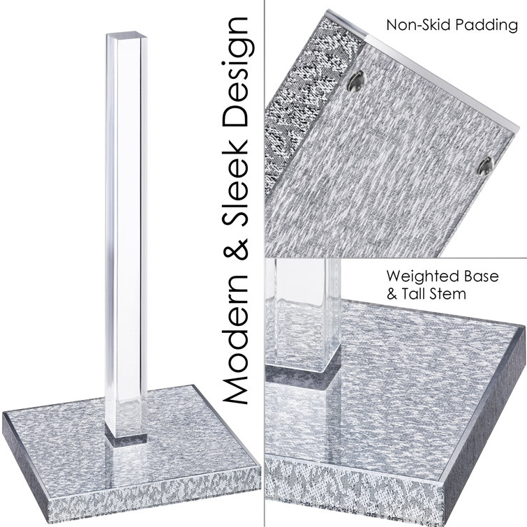 Mercer41 Acrylic Free-Standing Paper Towel Holder