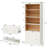 2-Drawer File Cabinet with Shelves