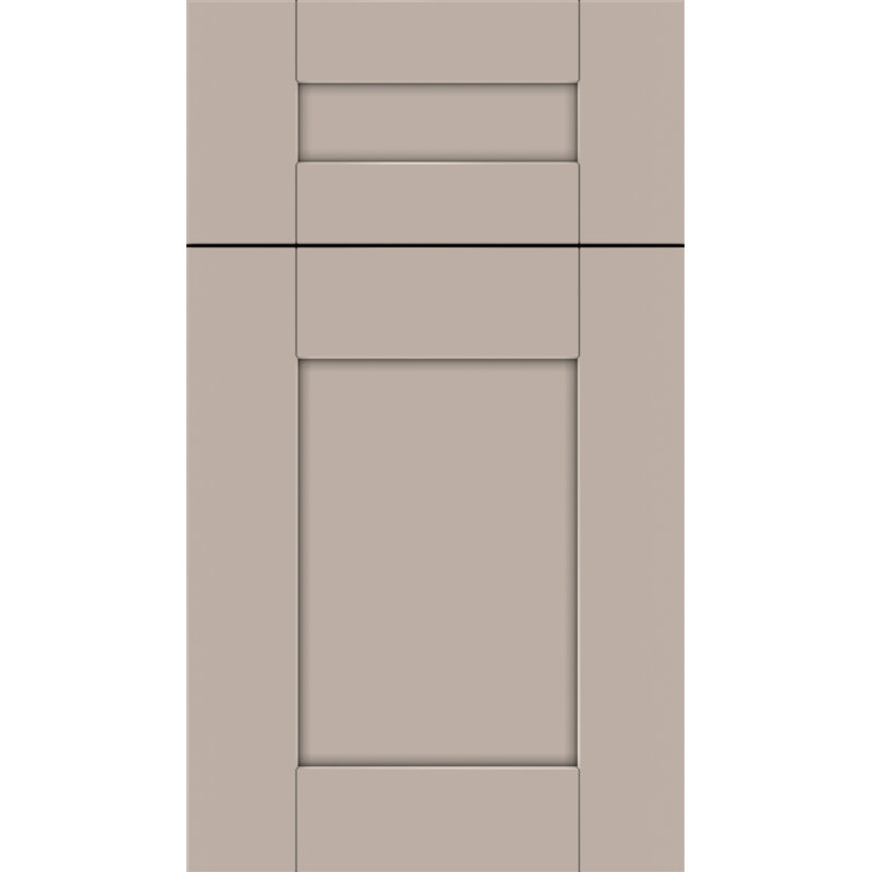 Dwelling Full Access Crescent Door Sample, Espresso, Maple