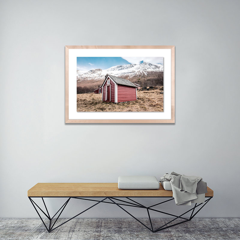 Norway Print by Todd Diemer, Natural, 34" H x 48" W x 2.5" D