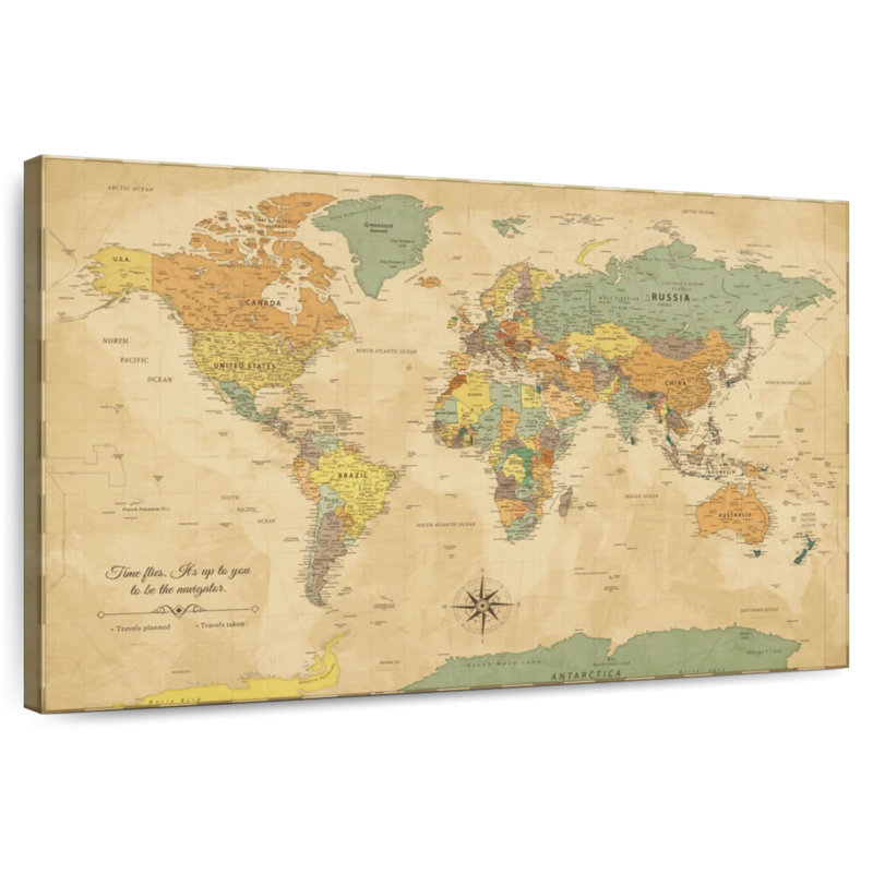 Le temps passe vite - Monde Alvertia III, H 16 po x l 24 po