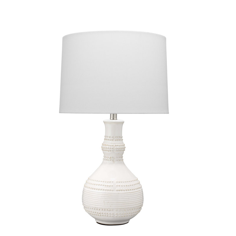 Lampe de table blanche 28 po