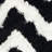 Barcelona Shag Hand Tufted Performance Chevron Rug-12414393