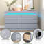 Commode 6 tiroirs avec prise de courant l 27,2 po Shellise-308872957