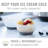 Ice Cream FREEZE Bowl in Grey