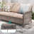 9 Piece Patio Sofa with Ottomans Set-108198309
