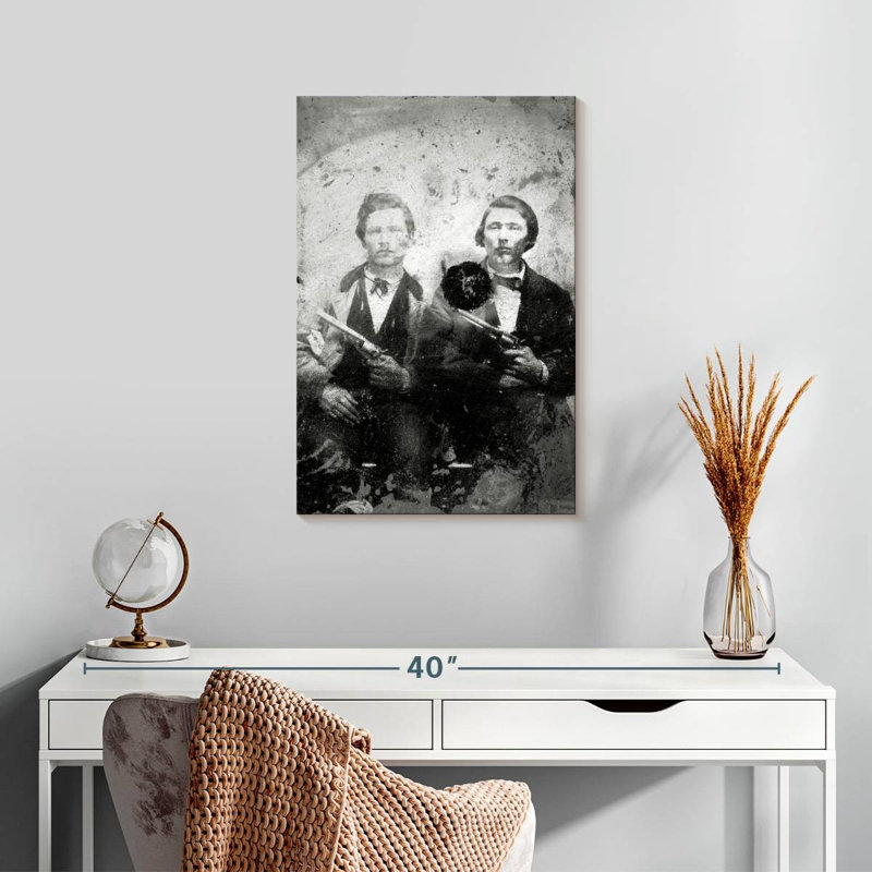 Jesse et Frank James 1866-76, H 24 po x l 16 po