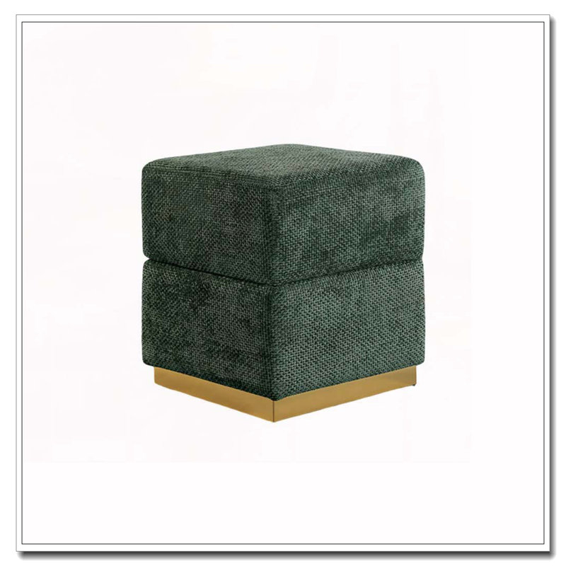 Repose-pieds avec rangement Accent, Vert