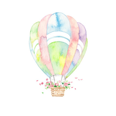 Glennys " The Balloon Which Floats On The Sky " by Izumikobayashi Painting Print
