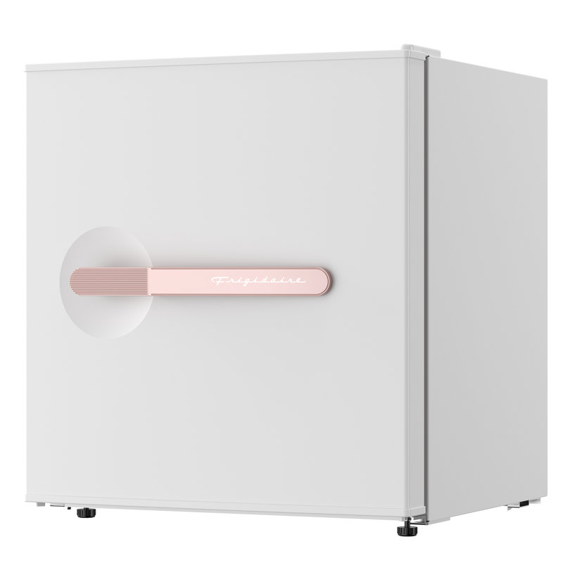 Frigidaire® 1.6-Cu. Ft. Retro Compact Bar Refrigerator With Side Bottle Opener, White/Rose Gold