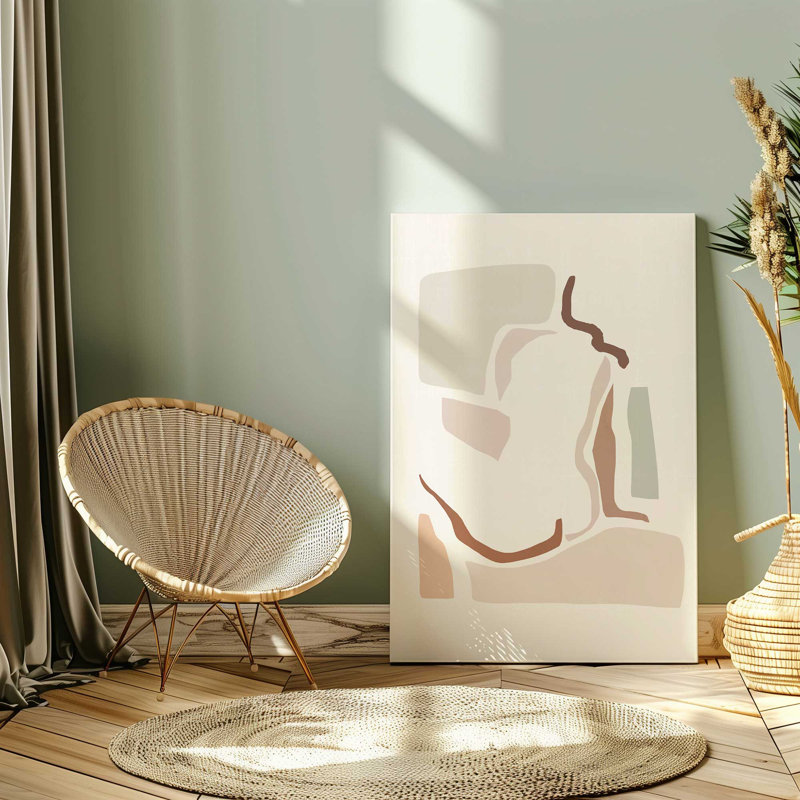 Modern Muse v1 Print on Canvas, 18" H x 12" W x 1.25" D, Wrapped Canvas