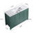 Bathroom Vanity with Ceramic Sink Combo, Abundant Storage Cabinet -4 Soft close doors and 2drawers-492162237
