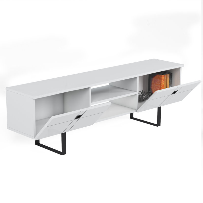 Keteri TV Stand for TVs up to 70", White